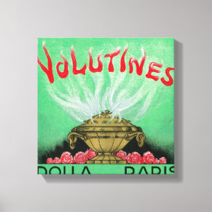 Impressão Em Tela Volutines Perfume LabelParis, França