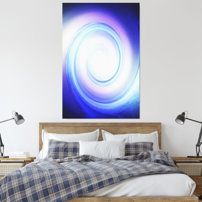 Impressão Em Tela Vórtice (Insitu(Quarto))