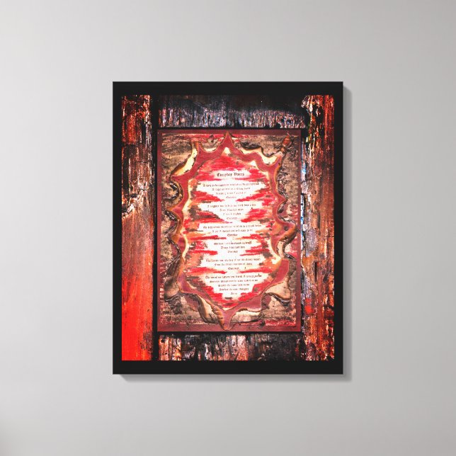 Impressão Em Tela Vozes do dia a dia (Frente)