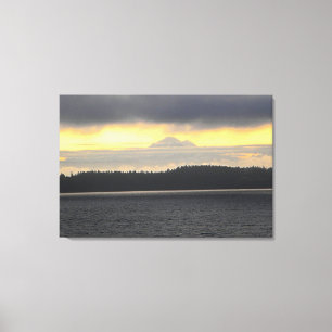 Impressão Em Tela Vulcão do Mt. Baker