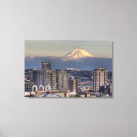 WA, Seattle, Monte Rainier do Parque Kerry