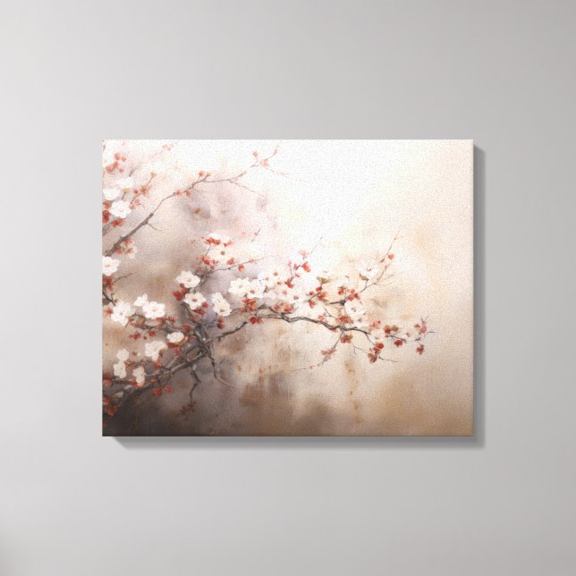 Impressão Em Tela Wabisabi Aestic Sakura (Frente)