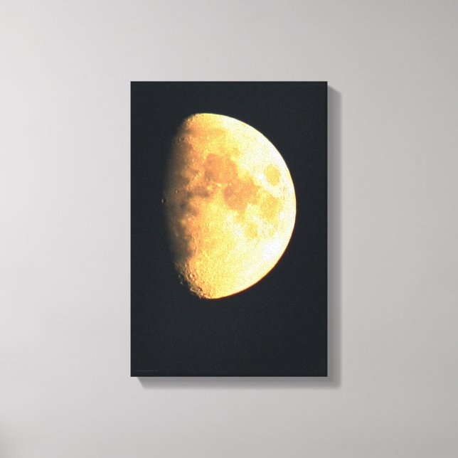Impressão Em Tela Wacna Big Old Moon 11x16,5 (27,5x41,25cm) (Frente)