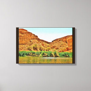 Impressão Em Tela Wadi Namar Scene