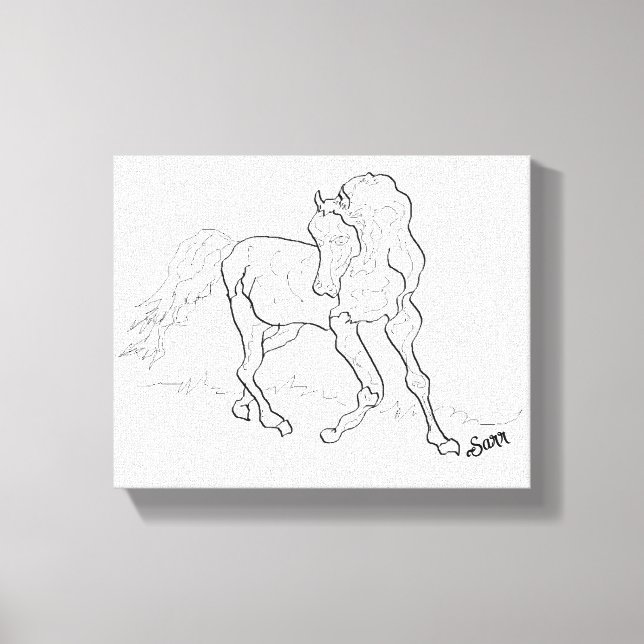 Impressão Em Tela Wall Art: Árabe (Frente)