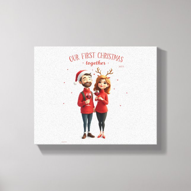 Impressão Em Tela Wall Art & Décor primeiro Natal (Frente)
