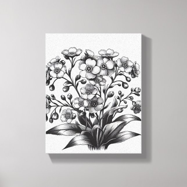 Impressão Em Tela WALL ART Esqueça-me, não dia (Frente)