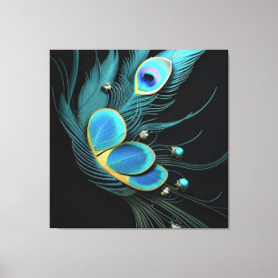 Impressão Em Tela Wall Art/Maiexpressa Pavão/tela estendida