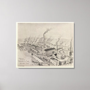 Impressão Em Tela Wallace & filhos, Ansonia