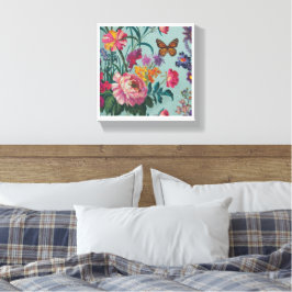 Impressão Em Tela wallart de flores