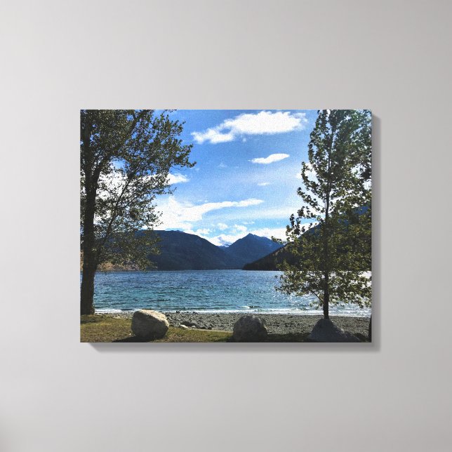 Impressão Em Tela Wallowa Lake, Oregon (Frente)