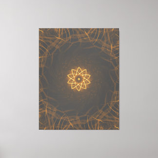 Impressão Em Tela Warm Ember Rosette