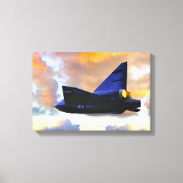 Impressão Em Tela WARPLANE DARTINGING SOBRE Convair F2Y Sea Dart