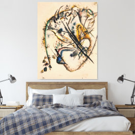 Impressão Em Tela Wassily Kandinsky - Aquarela com Sete Traços
