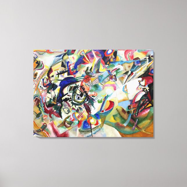 Impressão Em Tela WASSILY KANDINSKY - Composição VII 1913 (Frente)