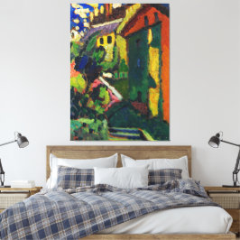 Impressão Em Tela Wassily Kandinsky - Escada para o Castelo (Murnau)