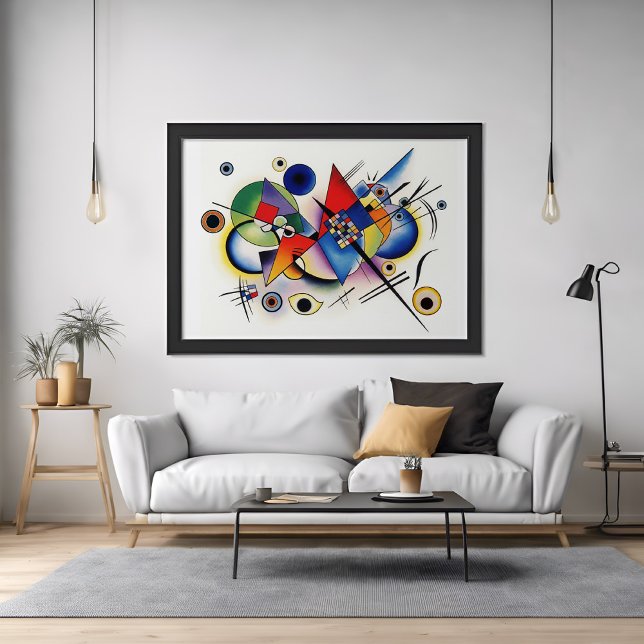 Impressão Em Tela Wassily Kandinsky Inspirou Arte (Criador carregado)