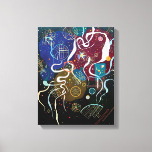 Impressão Em Tela Wassily Kandinsky - Movimento Um Arte Abstrata