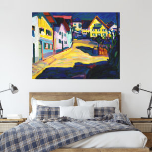 Impressão Em Tela Wassily Kandinsky - Murnau, Burggrabenstrasse