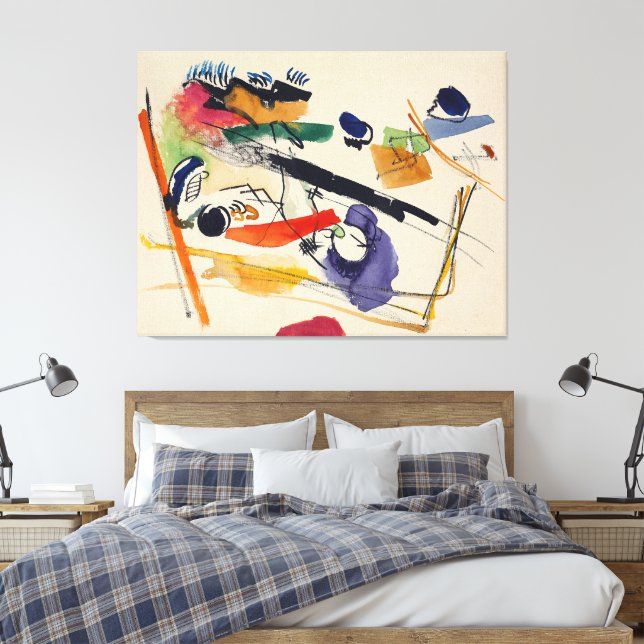 Impressão Em Tela Wassily Kandinsky - Sem título (1913) (Insitu(Quarto))