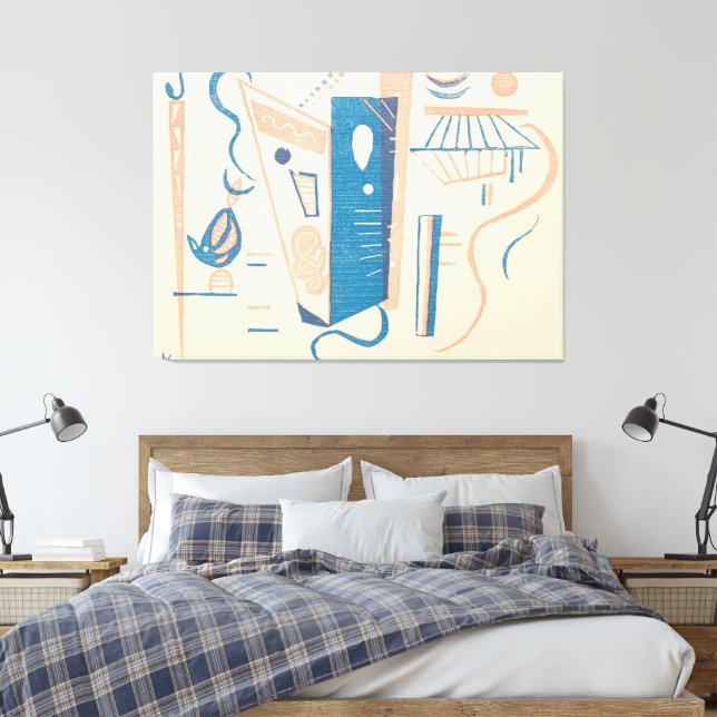 Impressão Em Tela Wassily Kandinsky - Untitled, from XXe Siècle (Insitu(Quarto))