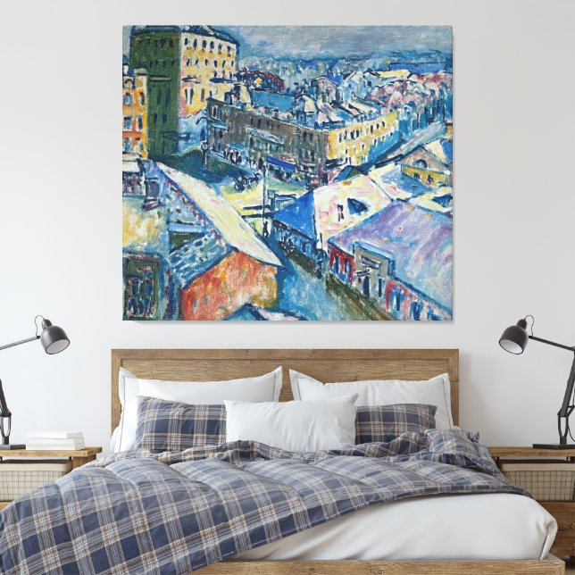 Impressão Em Tela Wassily Kandinsky - Zubovsky Platz (1916) (Insitu(Quarto))