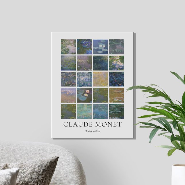 Impressão Em Tela Water Lily Claude Monet (Criador carregado)