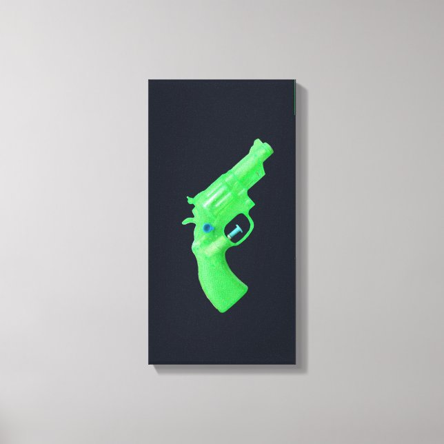 Impressão Em Tela Water pistol toy Wasserpistole Spielzeug photo art (Frente)