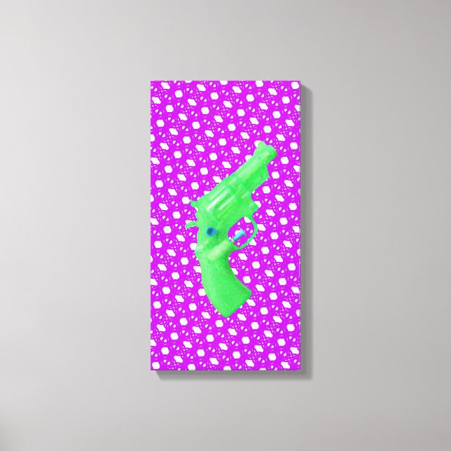 Impressão Em Tela Water pistol toy Wasserpistole Spielzeug photo art (Frente)