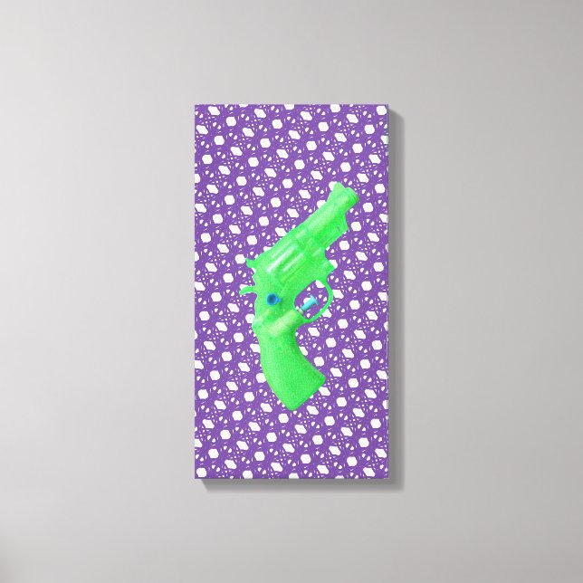 Impressão Em Tela Water pistol toy Wasserpistole Spielzeug photo art (Frente)