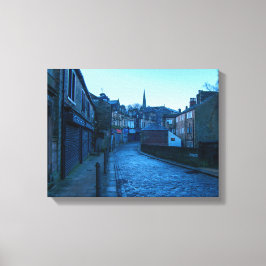 Impressão Em Tela Water Street Todmorden - Charme Empedrado ao Crepú