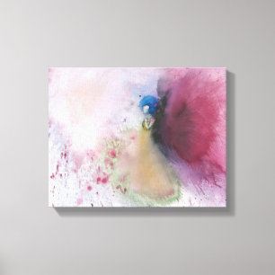 Impressão Em Tela Watercolor Angel