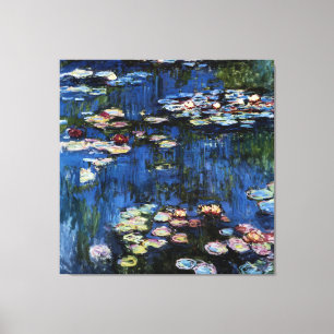 Impressão Em Tela Waterlilies; 1914 por Monet