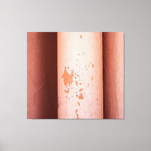 Impressão Em Tela Weathered Terracotta Column Texture with Peeling P