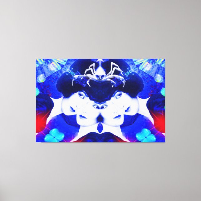 Impressão Em Tela Web Aranhas (Frente)