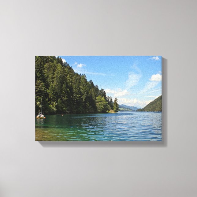 Impressão Em Tela Weissensee, Áustria (Frente)