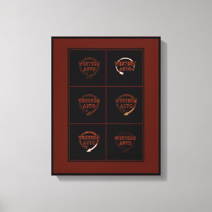 Impressão Em Tela Western Auto Building Sign, Kansas City, Missouri