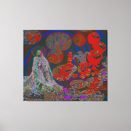 Impressão Em Tela Whimsical Halloween Dreams