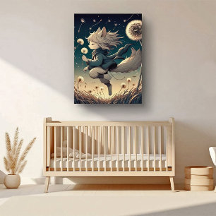 Impressão Em Tela Whimsical Night Wanderer