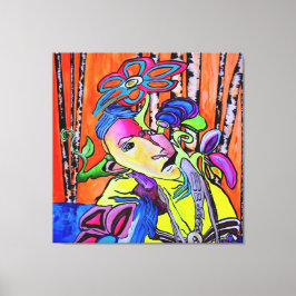 Impressão Em Tela Whispers of Colors – Southwest Cubist Painting