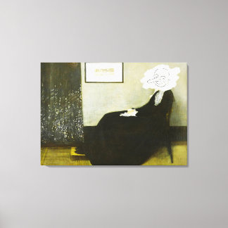 Impressão Em Tela Whistlers mom Bean style