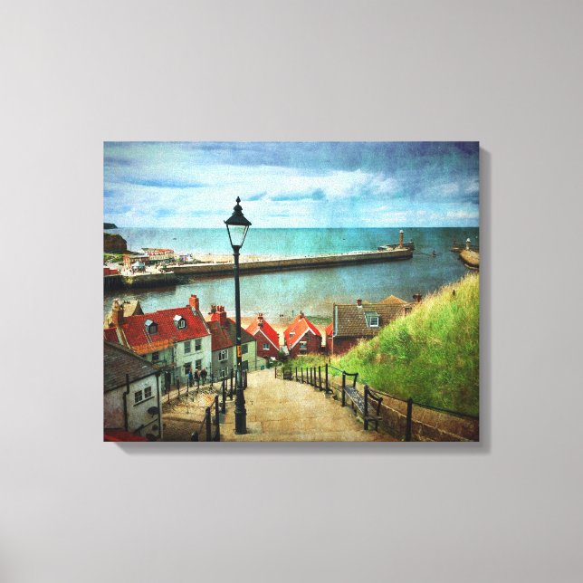 Impressão Em Tela Whitby Harbour, de 1999 (Frente)