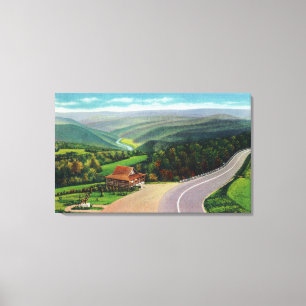 Impressão Em Tela Whitcomb Summit em Deerfield River Valley