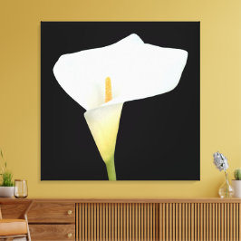 Impressão Em Tela White Calla Lily Flower Backyard Foto do jardim