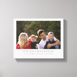 Impressão Em Tela White de fotos personalizadas da família