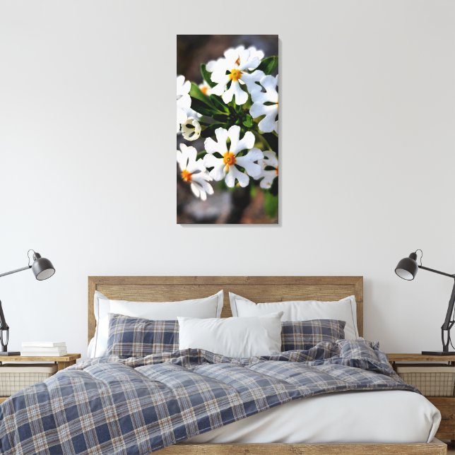 Impressão Em Tela white flower spring flora collection (Insitu(Quarto))