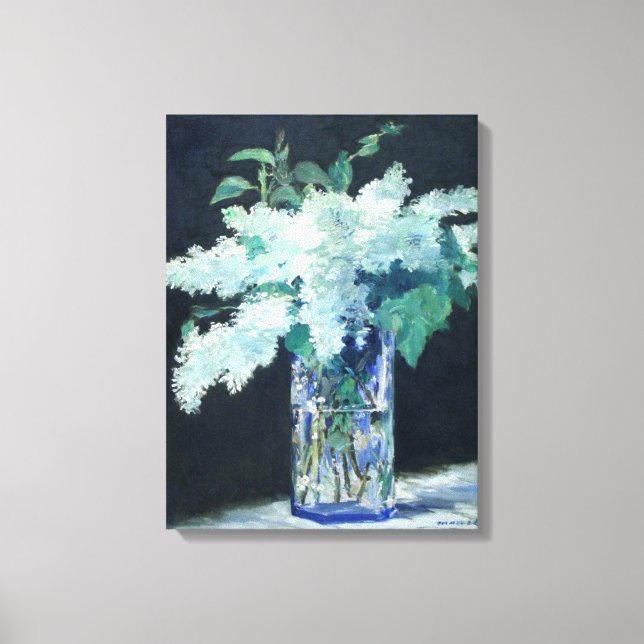 Impressão Em Tela White Lilac por Edouard Manet (Frente)