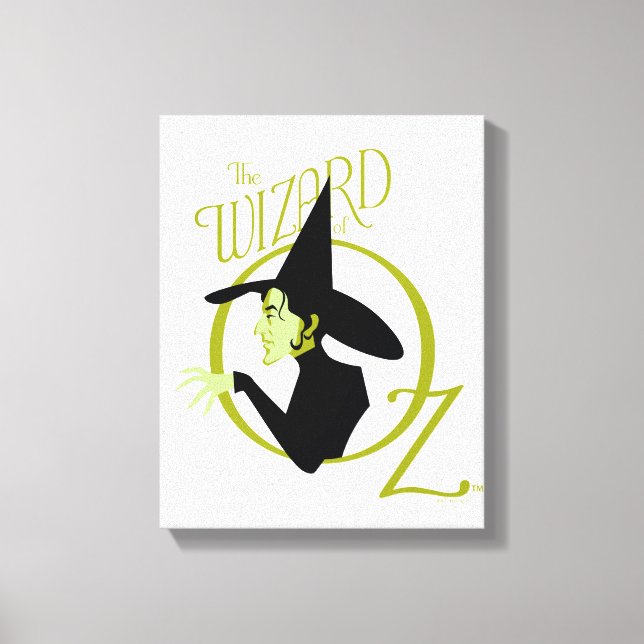 Impressão Em Tela Wicked Witch™ O Assistente Do Logotipo Oz™ (Frente)