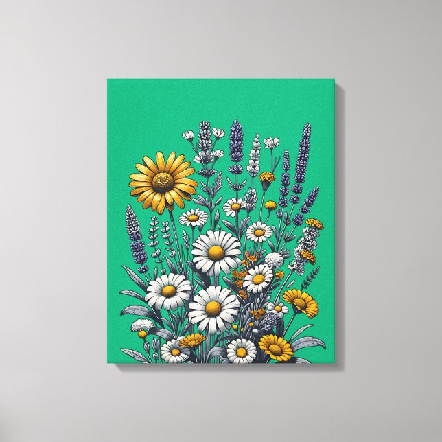 Impressão Em Tela Wildflower Meadow Bliss (Frente)