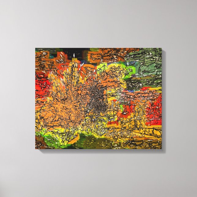 IMPRESSÃO EM TELA WILDFLOWERS (Frente)